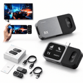 Hagibis Wireless HDMI Display Dongle GA10 – USB-C Transmitter & Receiver Kit, 1080P 60Hz Screen Mirroring, 50m Range for Phone Tablet Laptop to TV Monitor Projector